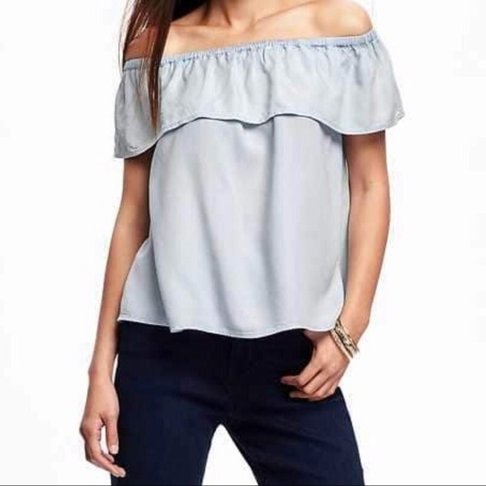 Old Navy - Off The Shoulder Denim Top